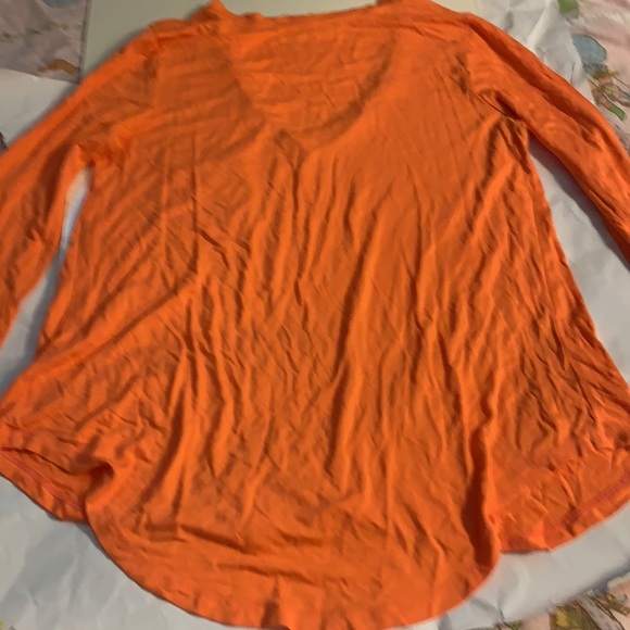 MERONA TANGERINE ORANGE ORANGE TOP NEW PETITE SMALL - Picture 8 of 8